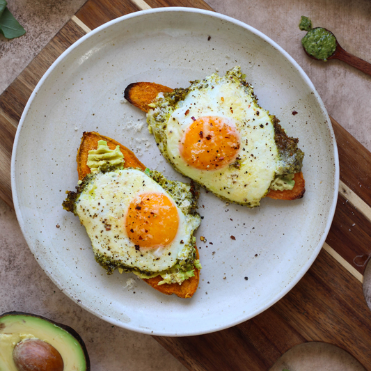 Cheesy Sweet Potato Toast