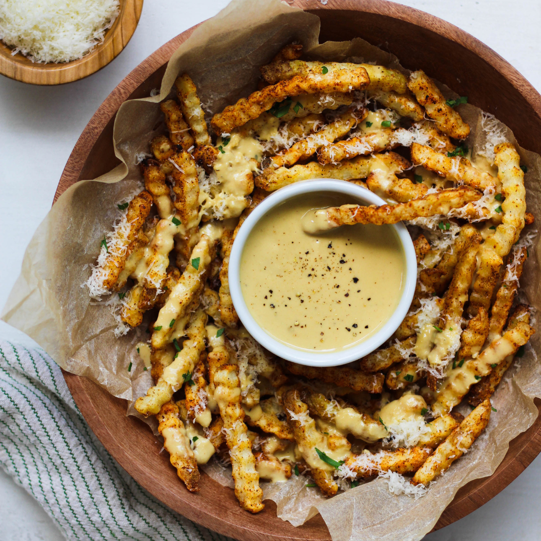 Garlic Parmesan Crinkle Cut Fries