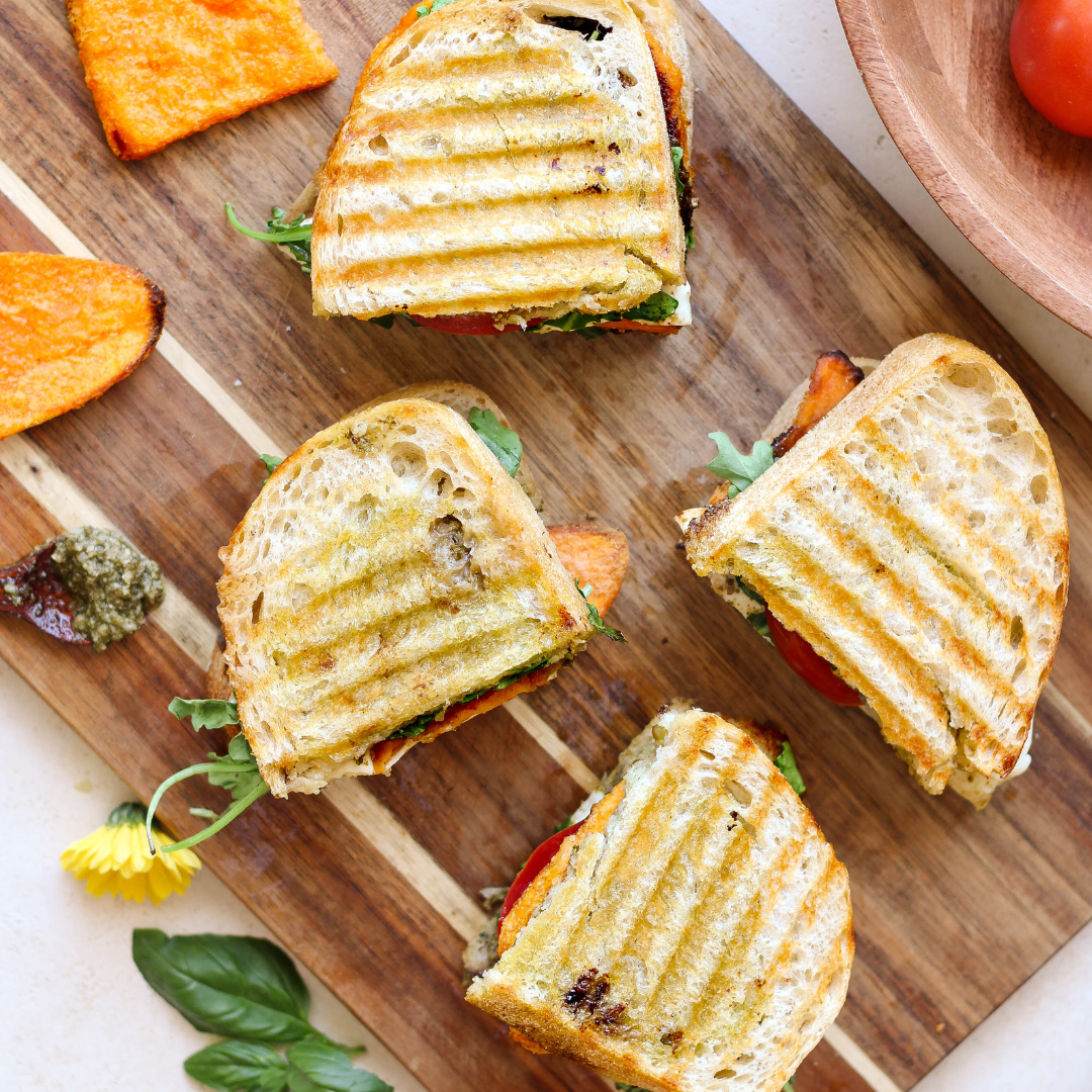 Sweet Potato Caprese Sandwich