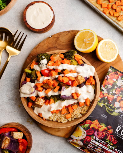 Sweet Potato Quinoa and Veggie Bowl